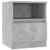 Image de Table de chevet Gris béton 40x40x50 cm Aggloméré