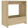 Image de Table d appoint chêne sonoma 50x26x50 cm bois d ingénierie
