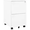 Image de vidaXL Classeur mobile Blanc 39x45x67 cm Acier