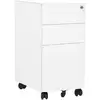 Image de vidaXL Classeur mobile Blanc 30x45x59 cm Acier