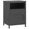 Image de Table de chevet Anthracite 35x35x51 cm Acier