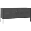 Image de Meuble TV Anthracite 105x35x50 cm Acier