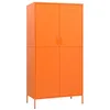 Image de Garde robe Orange 90x50x180 cm Acier
