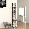 Image de vidaXL Bibliothèque à 6 niveaux blanc 40x30x210 cm bois ingénierie