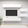 Image de vidaXL Ensemble de meubles TV 6 pcs Blanc Bois d'ingénierie
