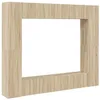 Image de vidaXL Ensemble de Meubles TV 8 pcs Chêne Sonoma Bois d'ingénierie
