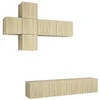 Image de vidaXL Ensemble de Meuble TV 7 pcs Chêne Sonoma Bois d'ingénierie