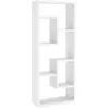 Image de Étagère murale Blanc 36x16x90 cm Bois d ingénierie