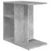 Image de Table d appoint Gris béton 50x30x50 cm Bois d'ingénierie
