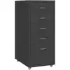 Image de vidaXL Classeur mobile Anthracite 28x41x69 cm Métal