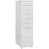 Image de vidaXL Classeur mobile Gris 28x41x109 cm Métal