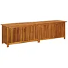 Image de Boîte de rangement de jardin 200x50x58 cm Bois d acacia solide