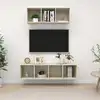 Image de vidaXL Ensemble de meubles TV 2 pcs Chêne sonoma Bois d'ingénierie