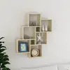 Image de vidaXL Étagère murale cube Chêne sonoma 78x15x93 cm Bois d’ingénierie