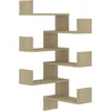 Image de Étagères murales d angle 2 pcs Chêne sonoma Bois d'ingénierie