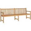 Image de vidaXL Banc de jardin 228 cm bois de teck solide