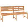 Image de vidaXL Bois de Teck Solide Banc de Jardin Meuble d'Extérieur Banc de Patio Meuble de Jardin Banc de Terrasse Salon Couloir Intérieur 180 cm