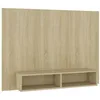 Image de vidaXL Meuble TV Mural Chêne Sonoma 120x23,5x90 cm Bois d’ingénierie