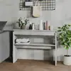 Image de vidaXL Table console gris béton 102x30x80 cm bois d'ingénierie
