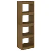 Image de vidaXL Pin Bibliothèque Séparateur de Pièce Cloison de Séparation Armoire à Livres Rangement Diviseur Paravent Marron Miel 40x30x135,5 cm