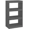 Image de Bibliothèque Séparateur de pièce Gris 60x30x103,5 cm Pin massif