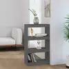 Image de vidaXL Bibliothèque/Séparateur de pièce Gris 60x30x103,5 cm Pin massif