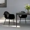 Image de vidaXL Chaises à manger lot de 2 noir PP