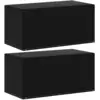 Image de vidaXL Housses de meubles de jardin 2 pcs 6 oeillets 160x80x75 cm