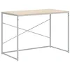 Image de vidaXL Bureau d'Ordinateur, Table Informatique, Bureau d'Étude, Table d'Écriture, Meuble de Travail Salle d'Étude Maison Intérieur, Blanc Chêne Bois d’Ingénierie