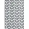 Image de vidaXL Tapis d'extérieur ARAKIL Gris 140 x 200 cm PP
