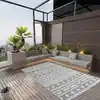 Image de vidaXL Tapis d'extérieur ARAKIL Gris 120x180 cm PP