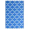 Image de vidaXL Tapis d'Extérieur Moquette de Terrasse Tapis de Balcon Tapis de Patio Moquette d'Intérieur Salle de Séjour Bleu 190x290 cm PP