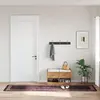 Image de vidaXL Tapis lavable antidérapant 80x300 cm Noir et doré
