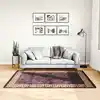 Image de vidaXL Tapis lavable antidérapant 120x180 cm noir et doré