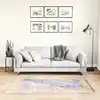 Image de vidaXL Tapis lavable antidérapant 80x150 cm Gris