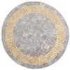 Image de VidaXL Tapis lavable antidérapant  120 cm Gris
