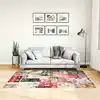 Image de vidaXL Tapis lavable antidérapant Patchwork 120x180 cm multicolore