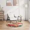Image de vidaXL Tapis lavable antidérapant Patchwork  120 cm multicolore