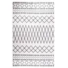 Image de Tapis lavable antidérapant 80x150 cm Noir et blanc