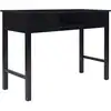 Image de vidaXL Buffet Noir 108x45x76 cm Bois de Paulownia massif