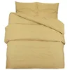 Image de Ensemble de housse de couette Taupe 240x220 cm Microfibre