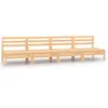 Image de vidaXL Canapés centraux de jardin 4 pcs Bois de pin massif