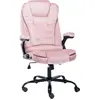 Image de vidaXL Chaise de bureau Rose Velours