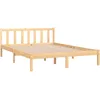 Image de vidaXL Cadre de lit sans Matelas Bois Massif 160x200 cm