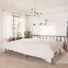 Image de vidaXL Cadre de lit sans matelas gris bois massif 200x200 cm