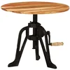 Image de Table d appoint 60x(42 62) cm Bois massif d acacia et fonte