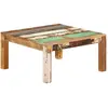 Image de vidaXL Table basse 80x80x40 cm Bois de récupération massif