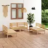 Image de vidaXL Salon de jardin 6 pcs Bois de pin massif