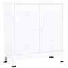 Image de vidaXL Armadio Classificatore Industriale Bianco 90x40x100 cm Acciaio