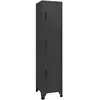 Image de vidaXL Armoire à casiers Anthracite 38x45x180 cm Acier